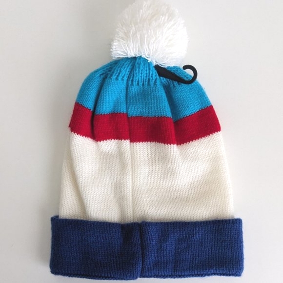 Toddler 2T-4T "Let It Snow" Snowman Beanie Winter Hat UNISEX Embroidery Pom NEW - Picture 2 of 5